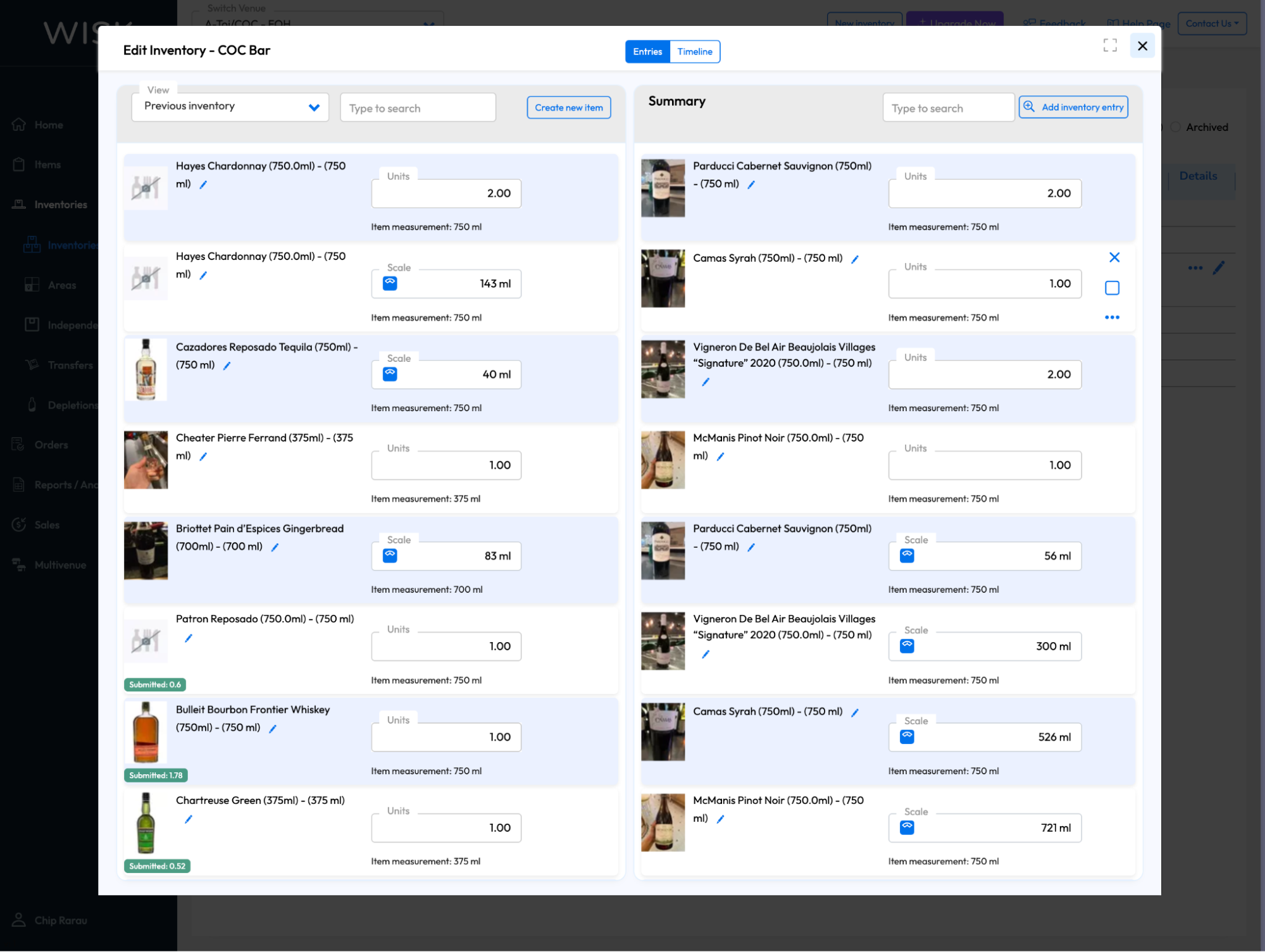 WISK Ordering System