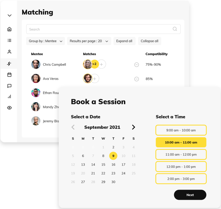 Mentorly AI Matching System